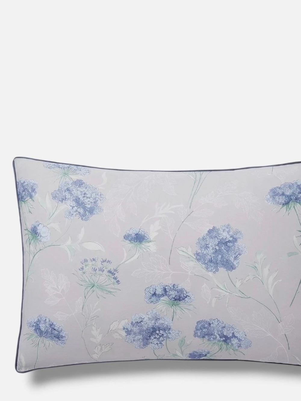 Anne De Solene Floral Esquisse Sateen Cotton Standard Pillow Sham 22 x 27 $155